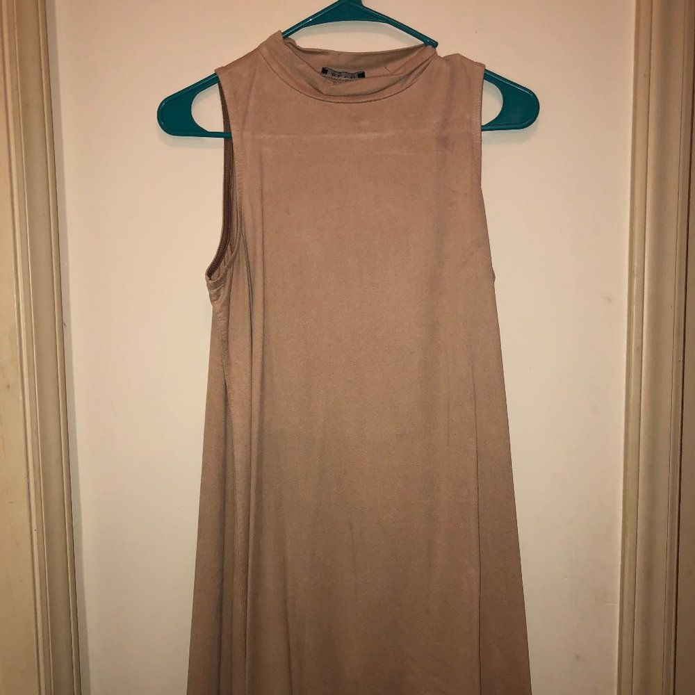 Suede dress